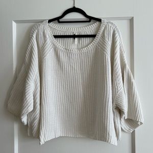 Free People Oversized Knit Sweater